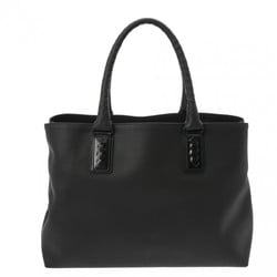 BOTTEGAVENETA Bottega Veneta Marco Polo Black Men's PVC/Leather Tote Bag