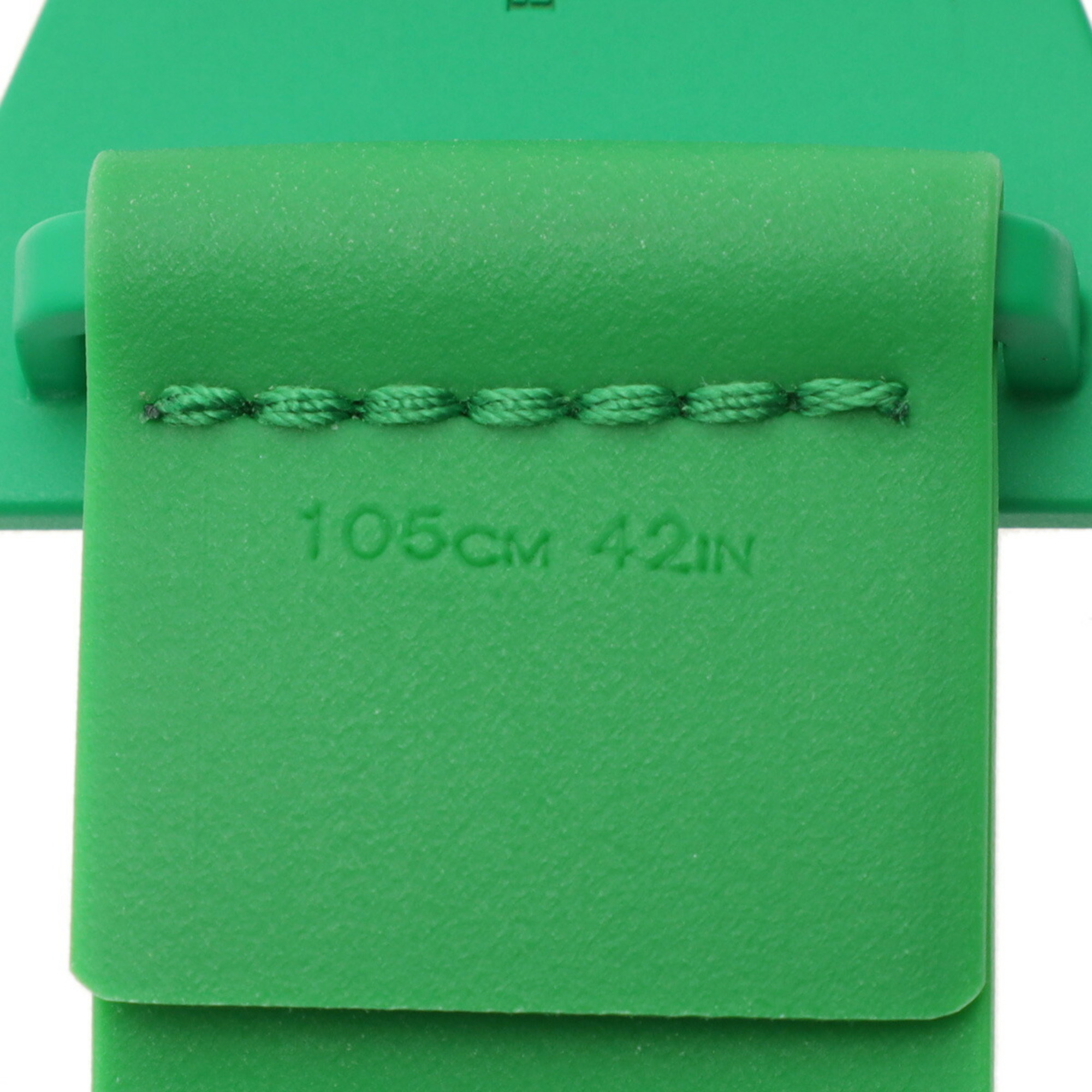 BOTTEGAVENETA Bottega Veneta Triangle Belt 105cm Green Men's Rubber