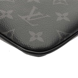 LOUIS VUITTON Louis Vuitton Monogram Eclipse Trio Pouch Black/Grey - Men's Leather