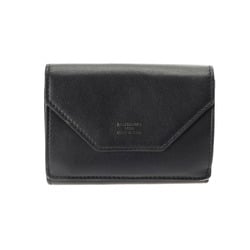 BALENCIAGA Balenciaga Envelope Wallet Black 736730 Women's Leather Tri-fold