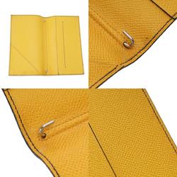 HERMES Agenda Vision Blue France/Jaune - ○X Stamp (around 1994) Unisex Cushvel Notebook Cover