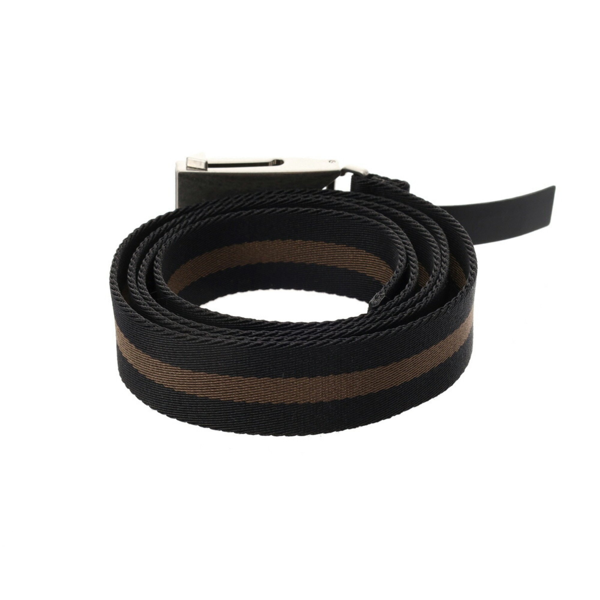 Bottega Veneta BOTTEGAVENETA Brown/Black Men's Nylon Belt