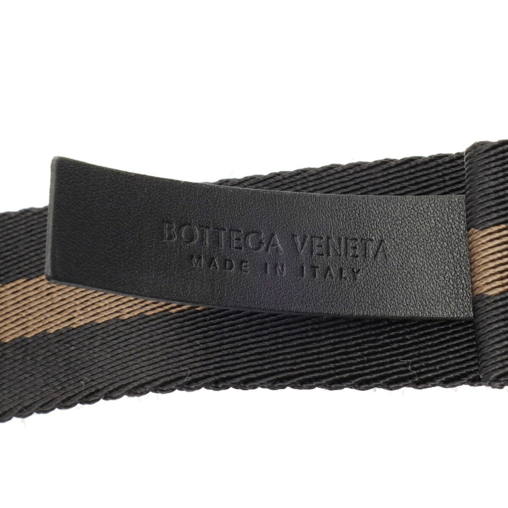 Bottega Veneta BOTTEGAVENETA Brown/Black Men's Nylon Belt