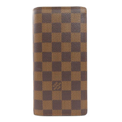 Louis Vuitton N60017 Portefeuille Brazza Old Long Wallet Damier Canvas Women's LOUIS VUITTON