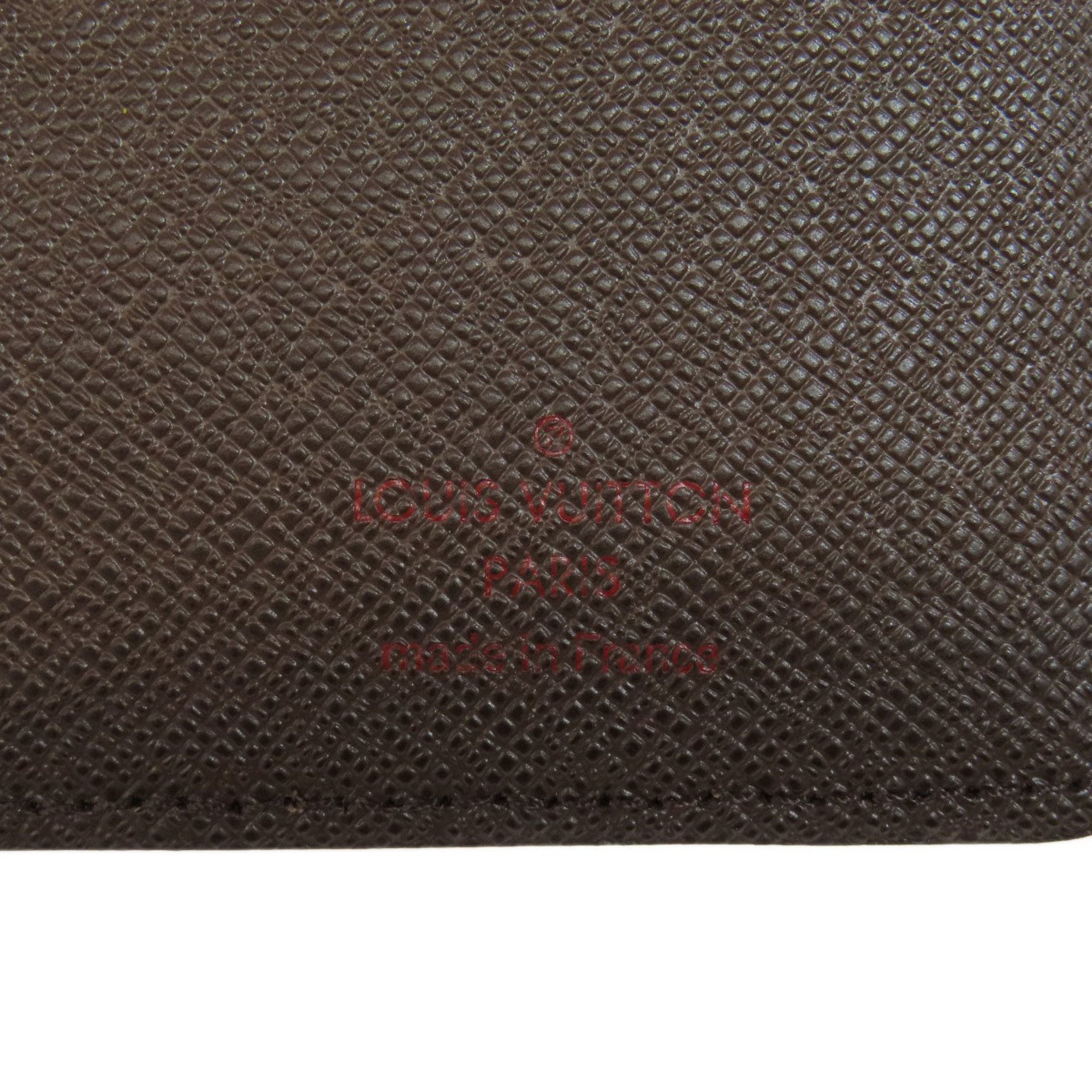 Louis Vuitton N60017 Portefeuille Brazza Old Long Wallet Damier Canvas Women's LOUIS VUITTON