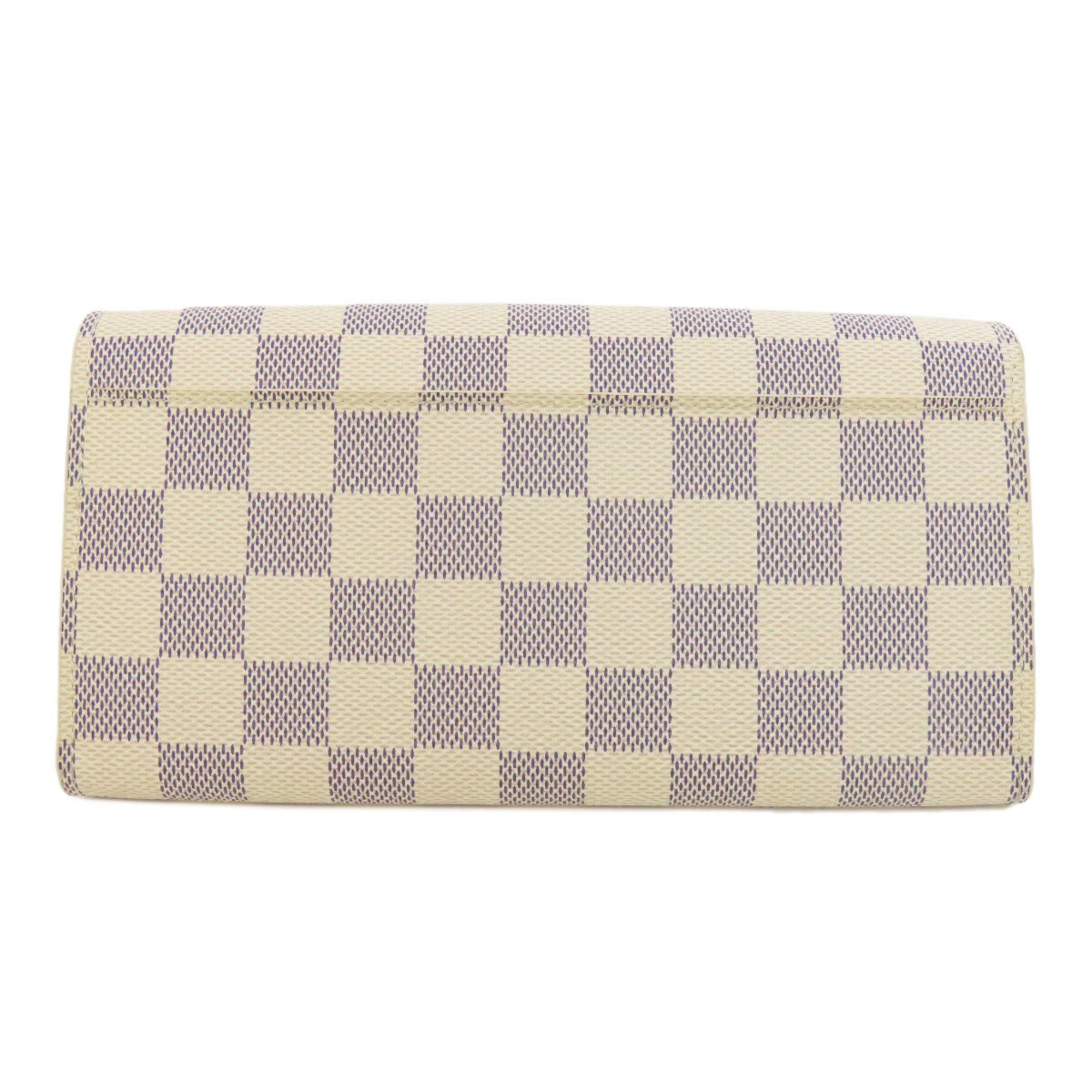 Louis Vuitton N63208 Portefeuille Sarah Long Wallet Damier Canvas Women's LOUIS VUITTON