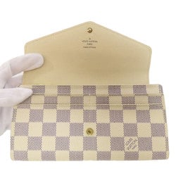 Louis Vuitton N63208 Portefeuille Sarah Long Wallet Damier Canvas Women's LOUIS VUITTON