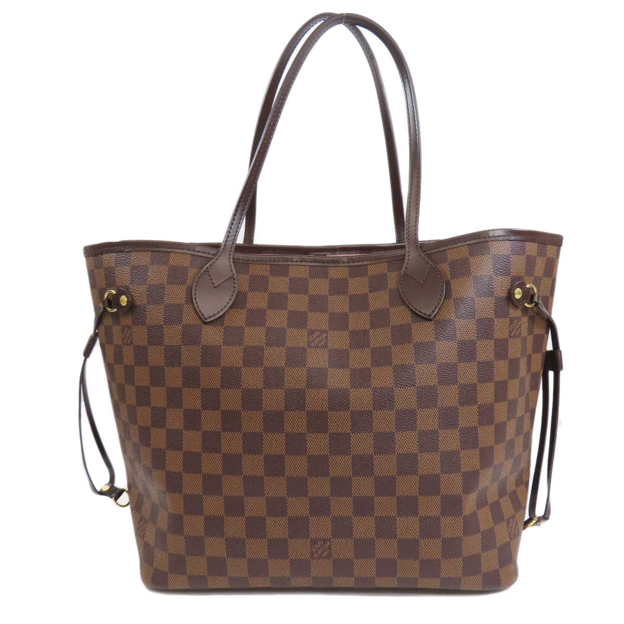 Louis Vuitton N41603 Neverfull MM Tote Bag Damier Canvas Women's LOUIS VUITTON