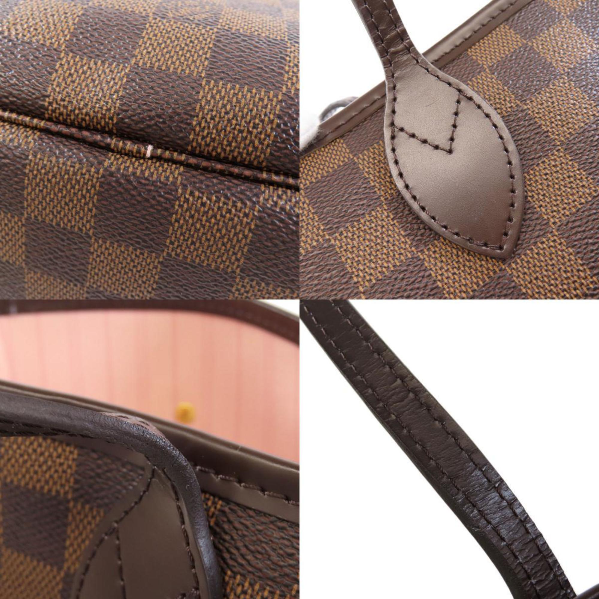 Louis Vuitton N41603 Neverfull MM Tote Bag Damier Canvas Women's LOUIS VUITTON