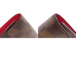 Louis Vuitton N41659 Portefeuille Victorine Bi-fold Wallet Damier Canvas Women's LOUIS VUITTON