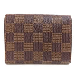 Louis Vuitton N41659 Portefeuille Victorine Bi-fold Wallet Damier Canvas Women's LOUIS VUITTON