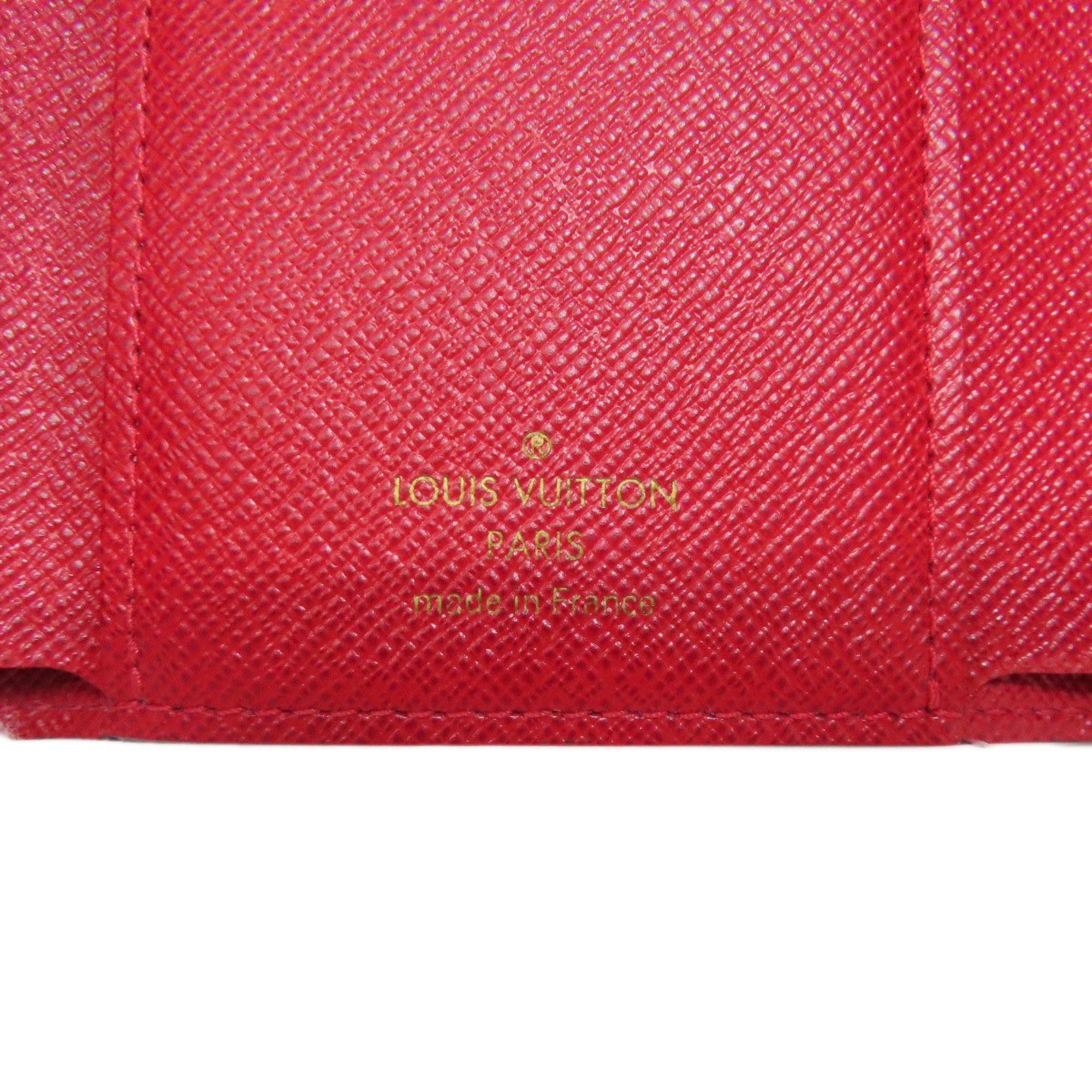 Louis Vuitton N41659 Portefeuille Victorine Bi-fold Wallet Damier Canvas Women's LOUIS VUITTON