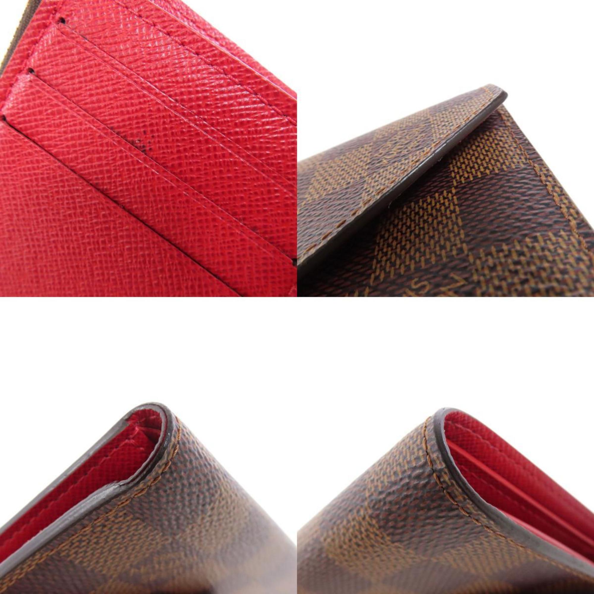 Louis Vuitton N41659 Portefeuille Victorine Bi-fold Wallet Damier Canvas Women's LOUIS VUITTON