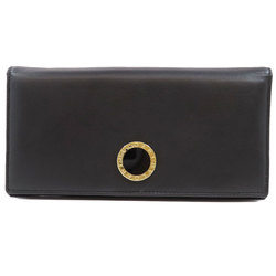 BVLGARI Long Wallet Leather Women's