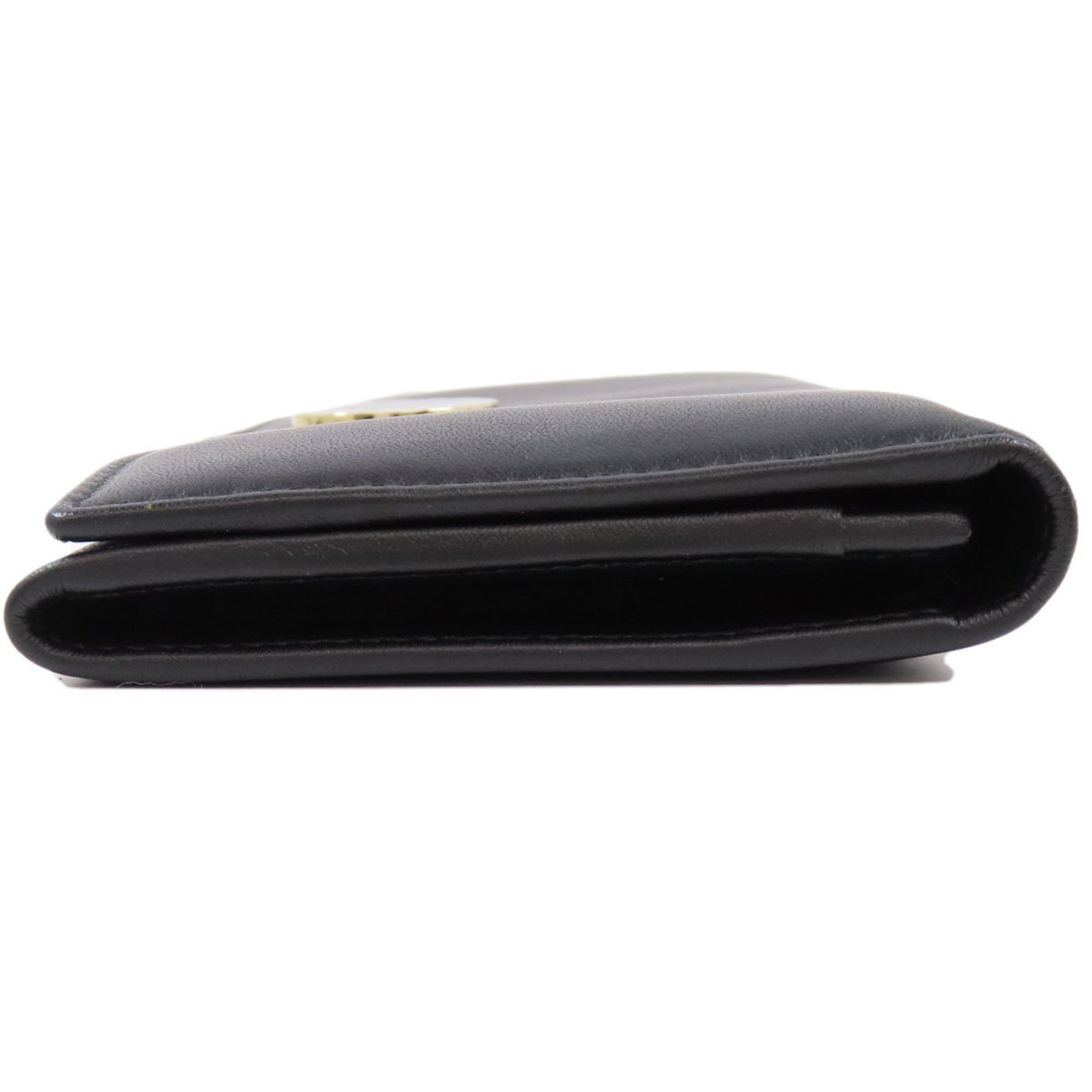 BVLGARI Long Wallet Leather Women's