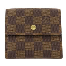 Louis Vuitton N61654 Portefeuille Elise Compact Bi-fold Wallet Damier Canvas Women's LOUIS VUITTON