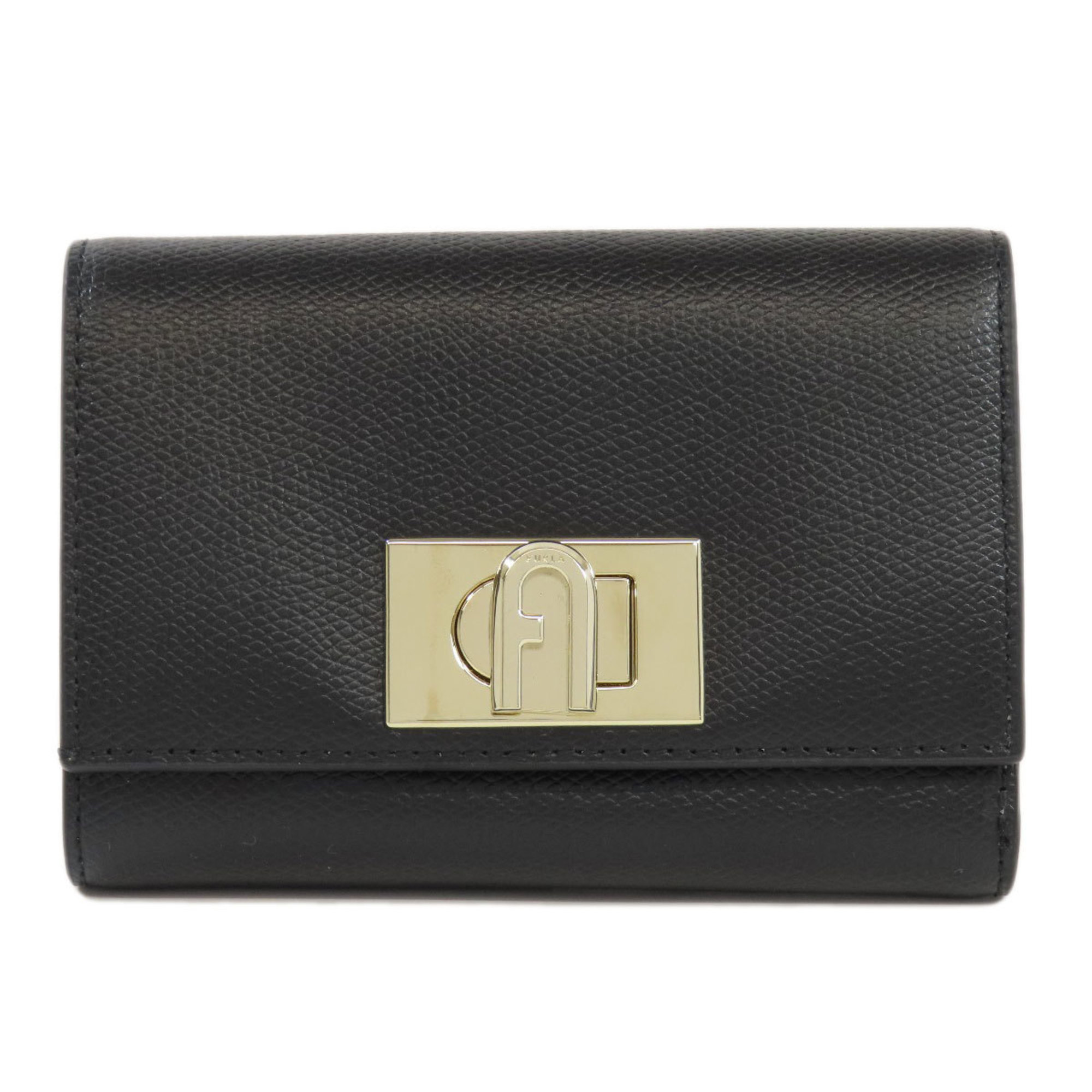 Furla Arch Tri-fold Wallet Bi-fold Leather Women's