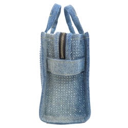 MARC JACOBS Crystal The Tote Handbag Denim Women's