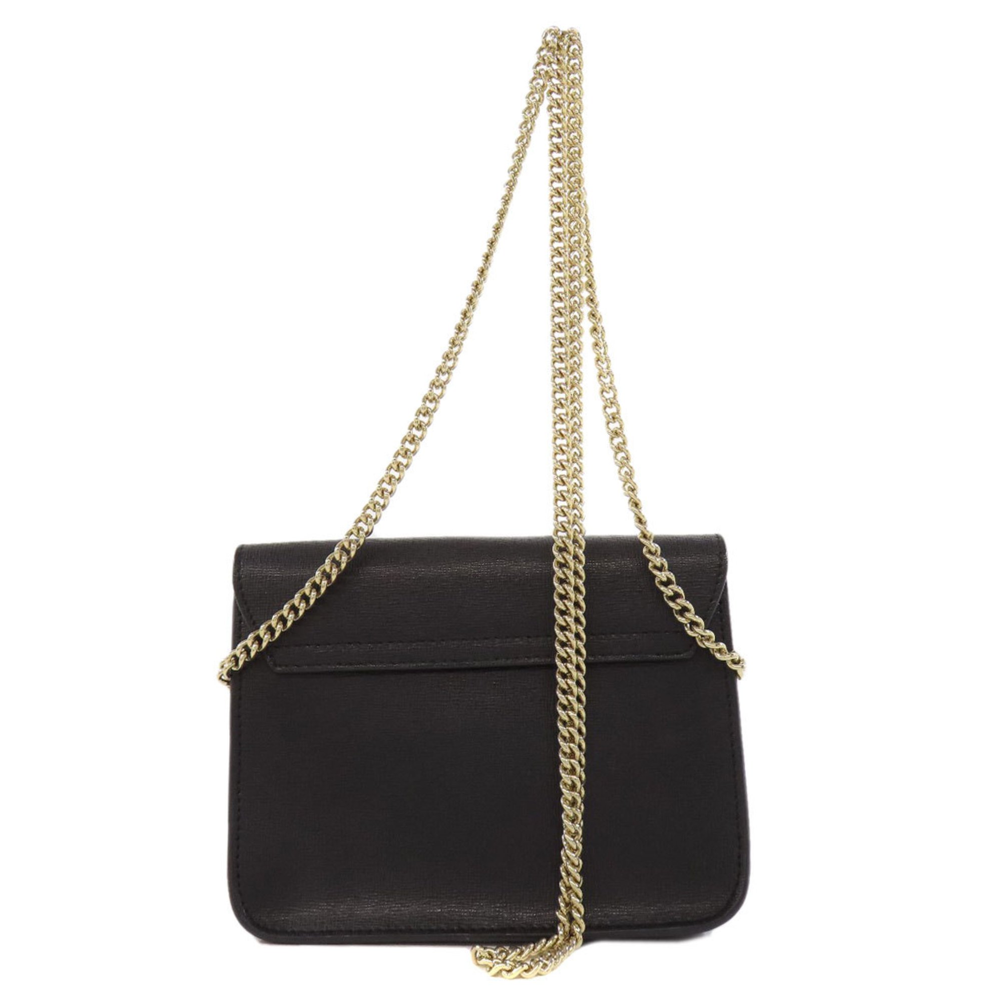 Furla Chain Shoulder Bag Leather Women's