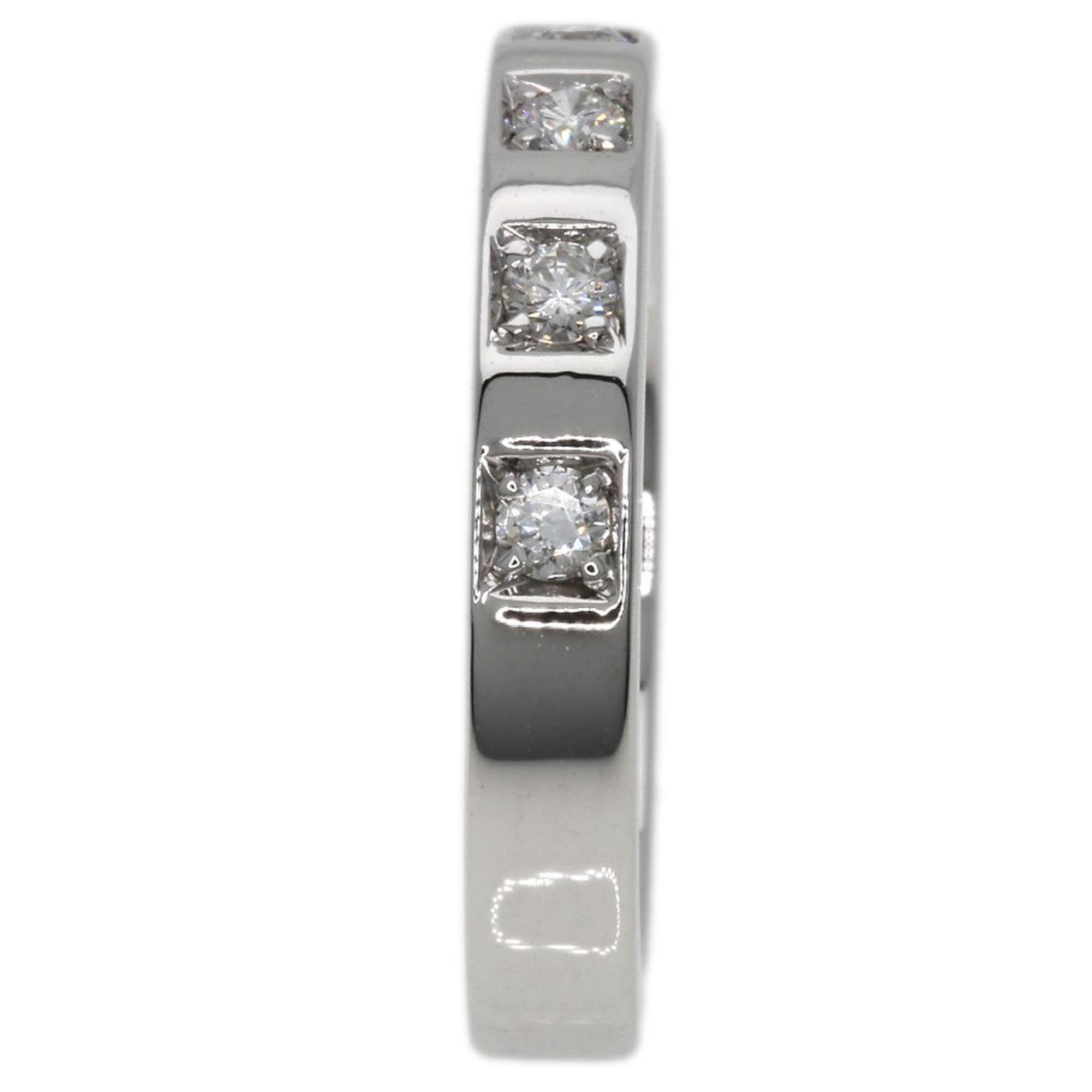 BVLGARI Marry Me Wedding 5P Diamond Ring, K18 White Gold, Women's