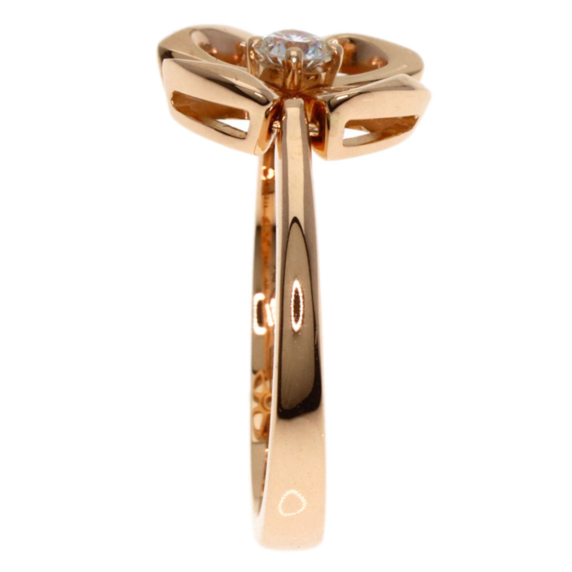 BVLGARI Fiorever Diamond #49 Ring, 18K Pink Gold, Women's