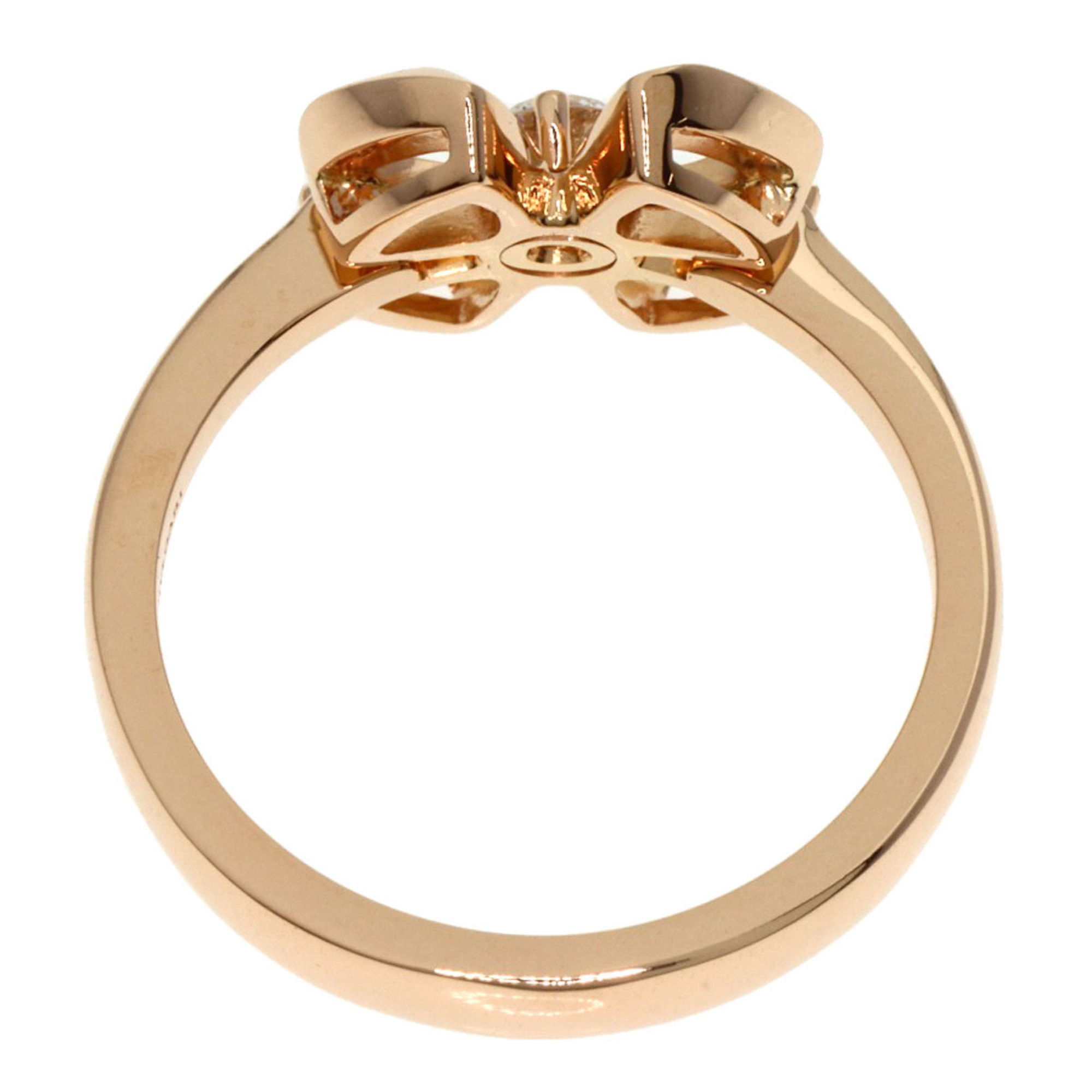 BVLGARI Fiorever Diamond #49 Ring, 18K Pink Gold, Women's