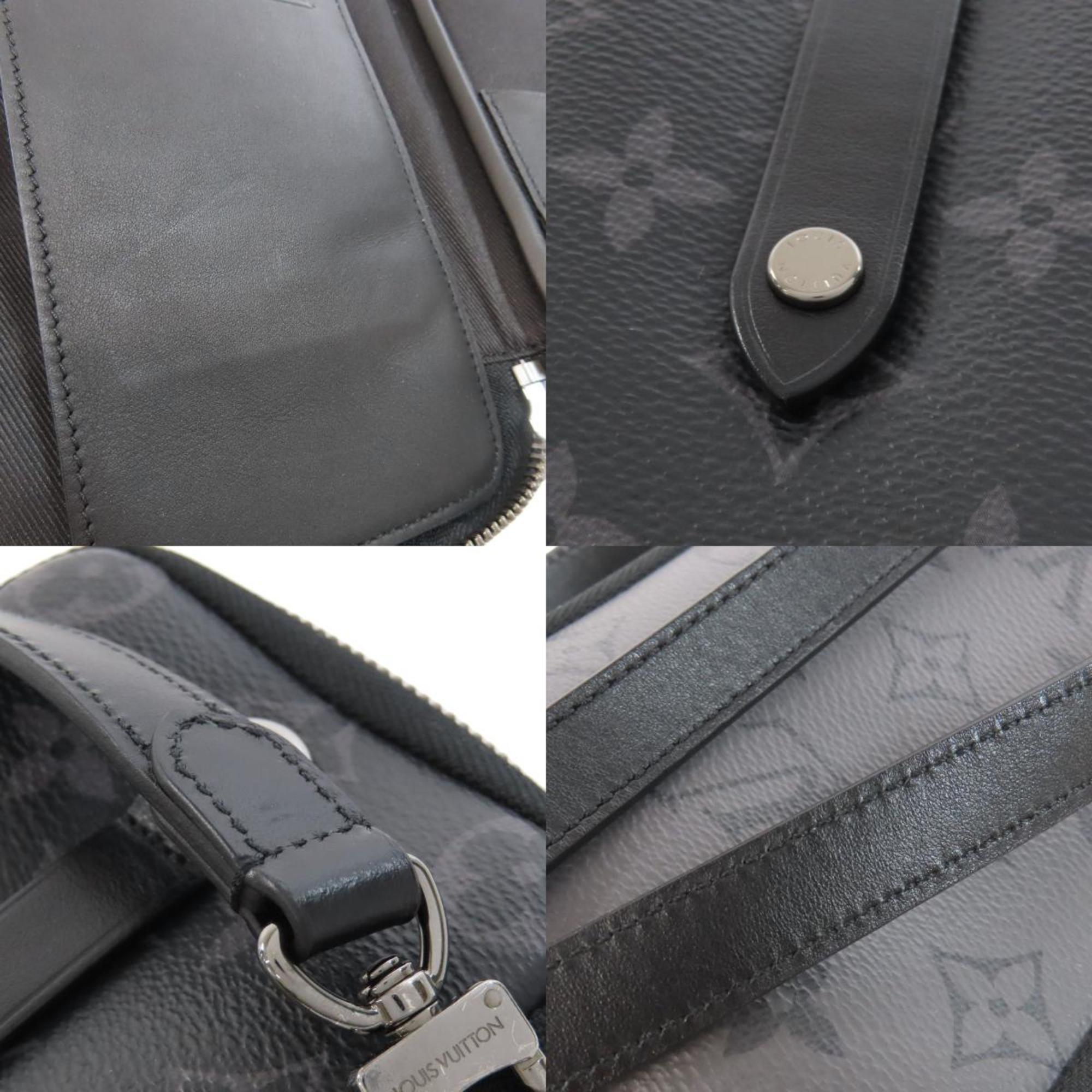 Louis Vuitton M69534 Double Phone Pouch Shoulder Strap Monogram Eclipse Men's LOUIS VUITTON