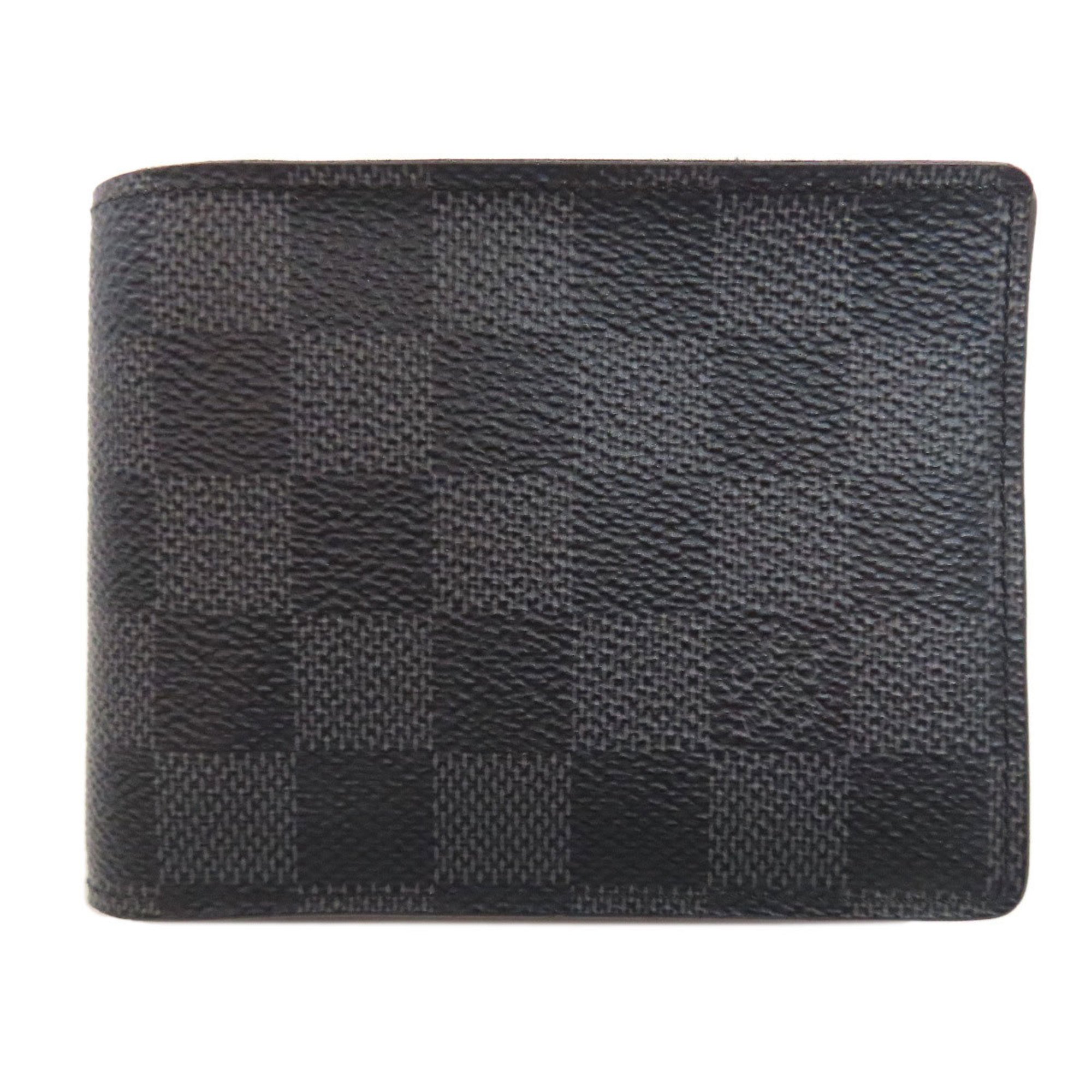 Louis Vuitton N62663 Portefeuille Multiple Bi-fold Wallet Damier Canvas Women's LOUIS VUITTON