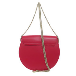 Furla Chain Shoulder Bag Leather Women's