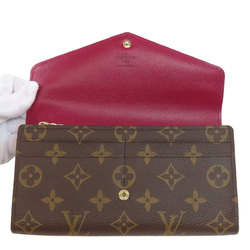 Louis Vuitton M62234 Portefeuille Sarah Long Wallet Monogram Canvas Women's LOUIS VUITTON