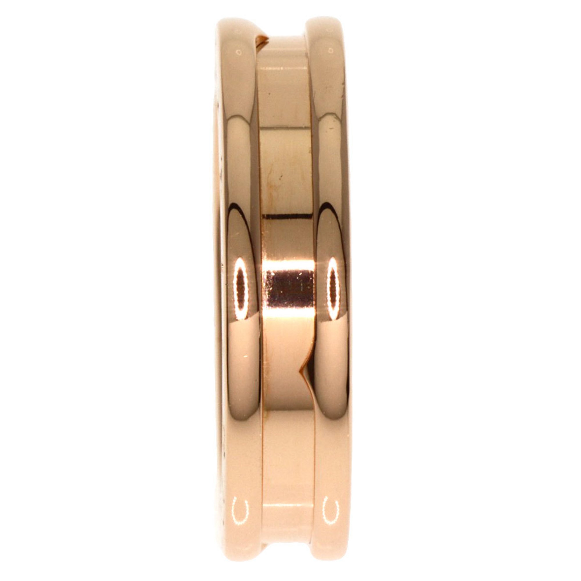 BVLGARI B-zero1 B-zero One Band XS #47 Ring, K18 Pink Gold, Women's