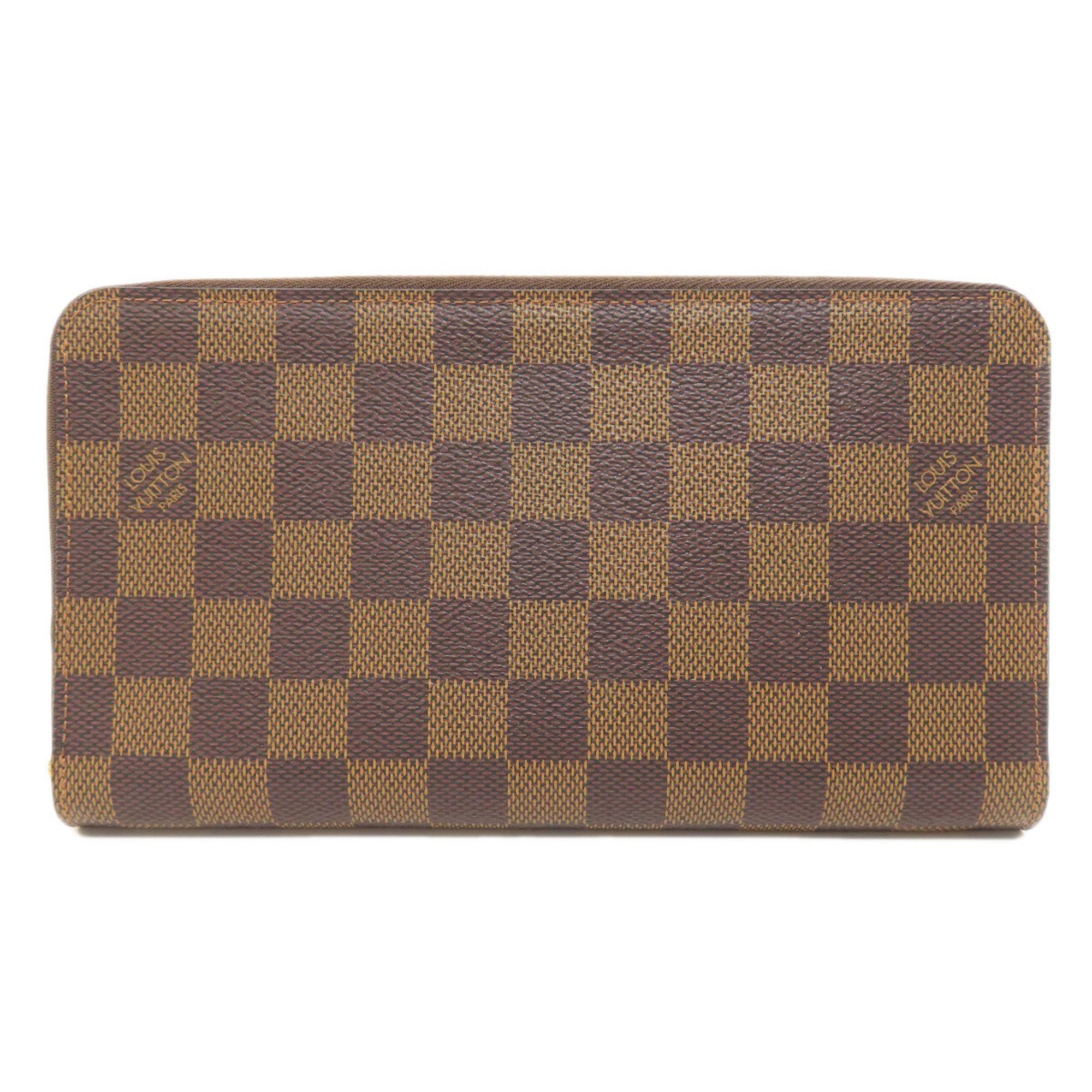 Louis Vuitton N60003 Zippy Organizer Long Wallet Damier Canvas Women's LOUIS VUITTON