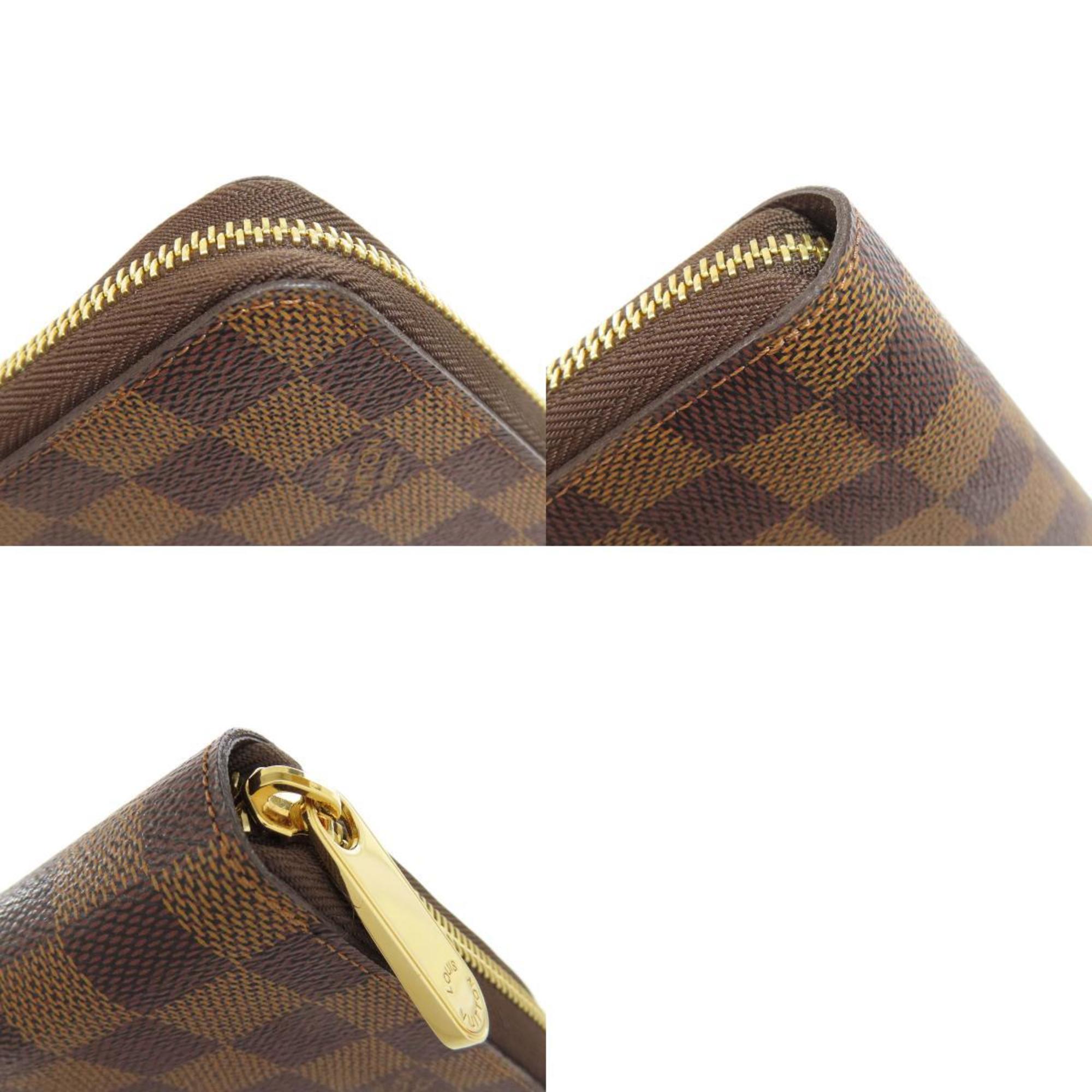 Louis Vuitton N60003 Zippy Organizer Long Wallet Damier Canvas Women's LOUIS VUITTON