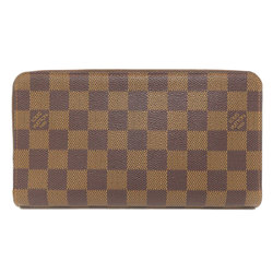 Louis Vuitton N60003 Zippy Organizer Long Wallet Damier Canvas Women's LOUIS VUITTON