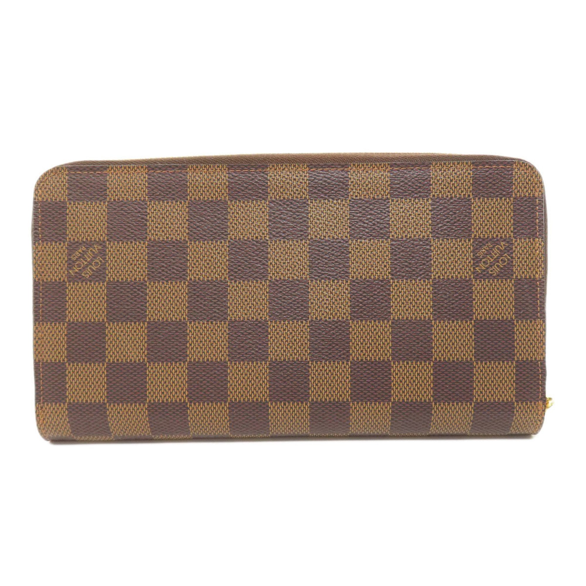 Louis Vuitton N60003 Zippy Organizer Long Wallet Damier Canvas Women's LOUIS VUITTON