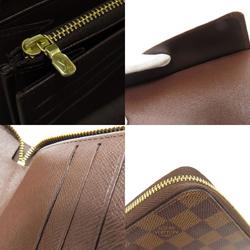 Louis Vuitton N60003 Zippy Organizer Long Wallet Damier Canvas Women's LOUIS VUITTON