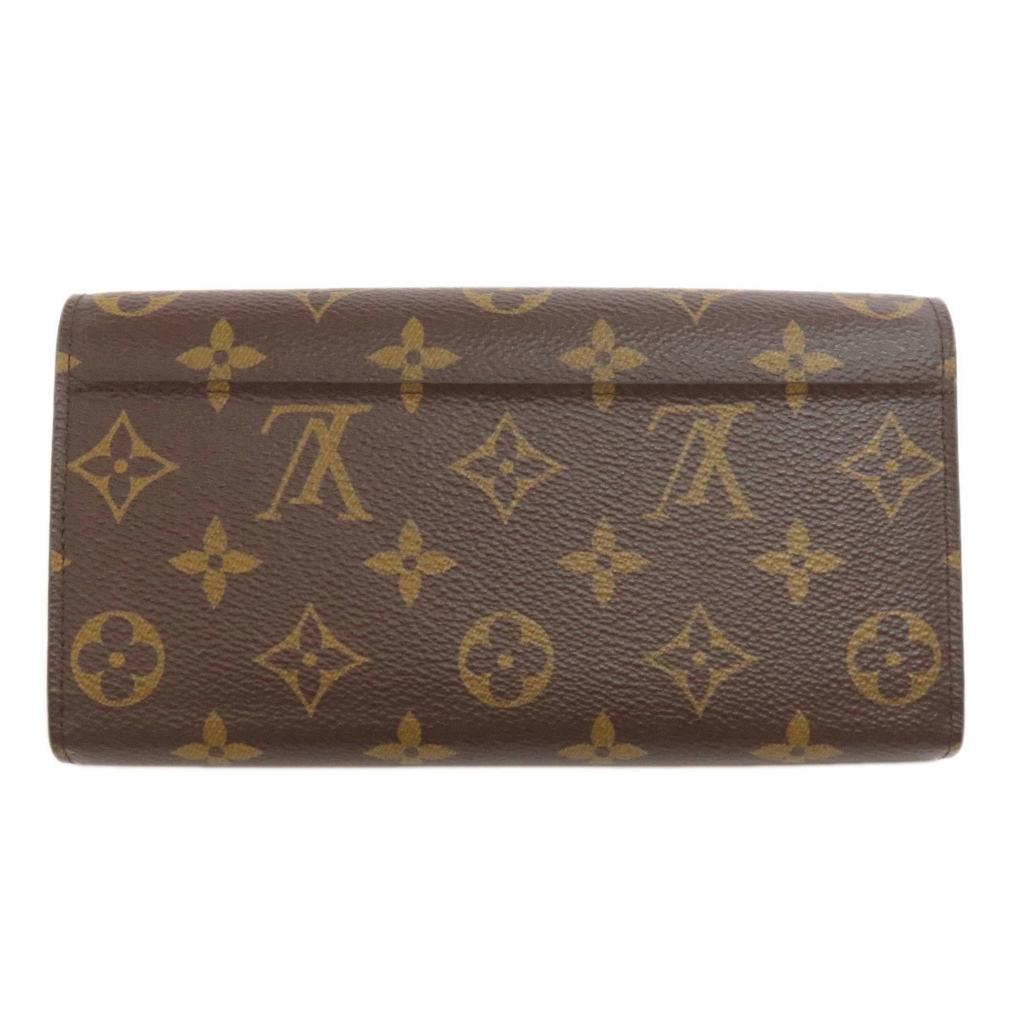 Louis Vuitton M60531 Portefeuille Sarah Long Wallet Monogram Canvas Women's LOUIS VUITTON