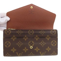 Louis Vuitton M60531 Portefeuille Sarah Long Wallet Monogram Canvas Women's LOUIS VUITTON