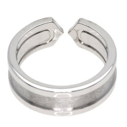 Cartier C2 Diamond SM #51 Ring, 18K White Gold, Women's, CARTIER