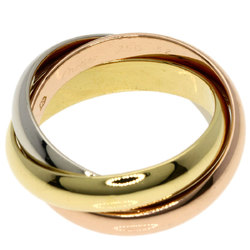 Cartier Trinity MM #52 Ring, K18 Yellow Gold, K18WG, K18PG, Women's, CARTIER