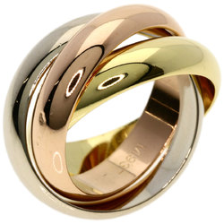 Cartier Trinity #48 Ring, K18 Yellow Gold, K18WG, K18PG, Women's, CARTIER