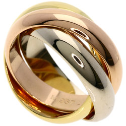 Cartier Trinity #48 Ring, K18 Yellow Gold, K18WG, K18PG, Women's, CARTIER