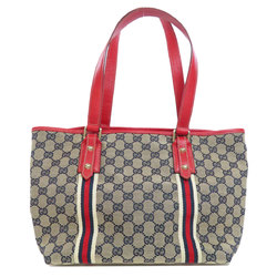 Gucci 137396 Sherry Line Tote Bag Canvas Women's GUCCI