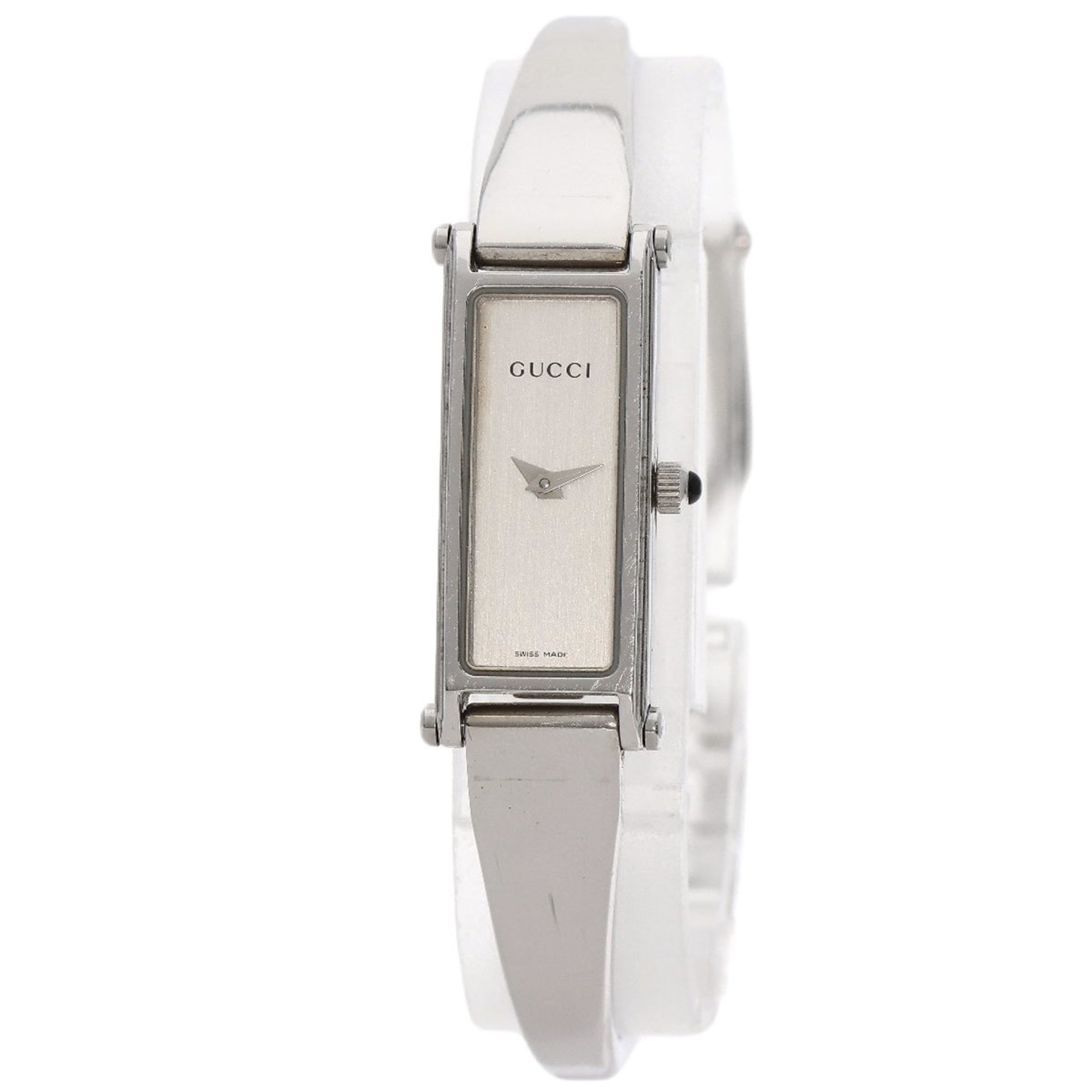 Gucci 1500L Square Face Watch Stainless Steel SS Ladies GUCCI