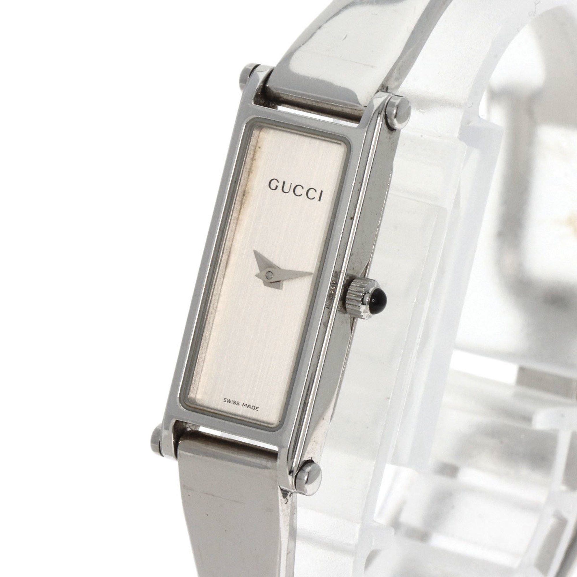 Gucci 1500L Square Face Watch Stainless Steel SS Ladies GUCCI