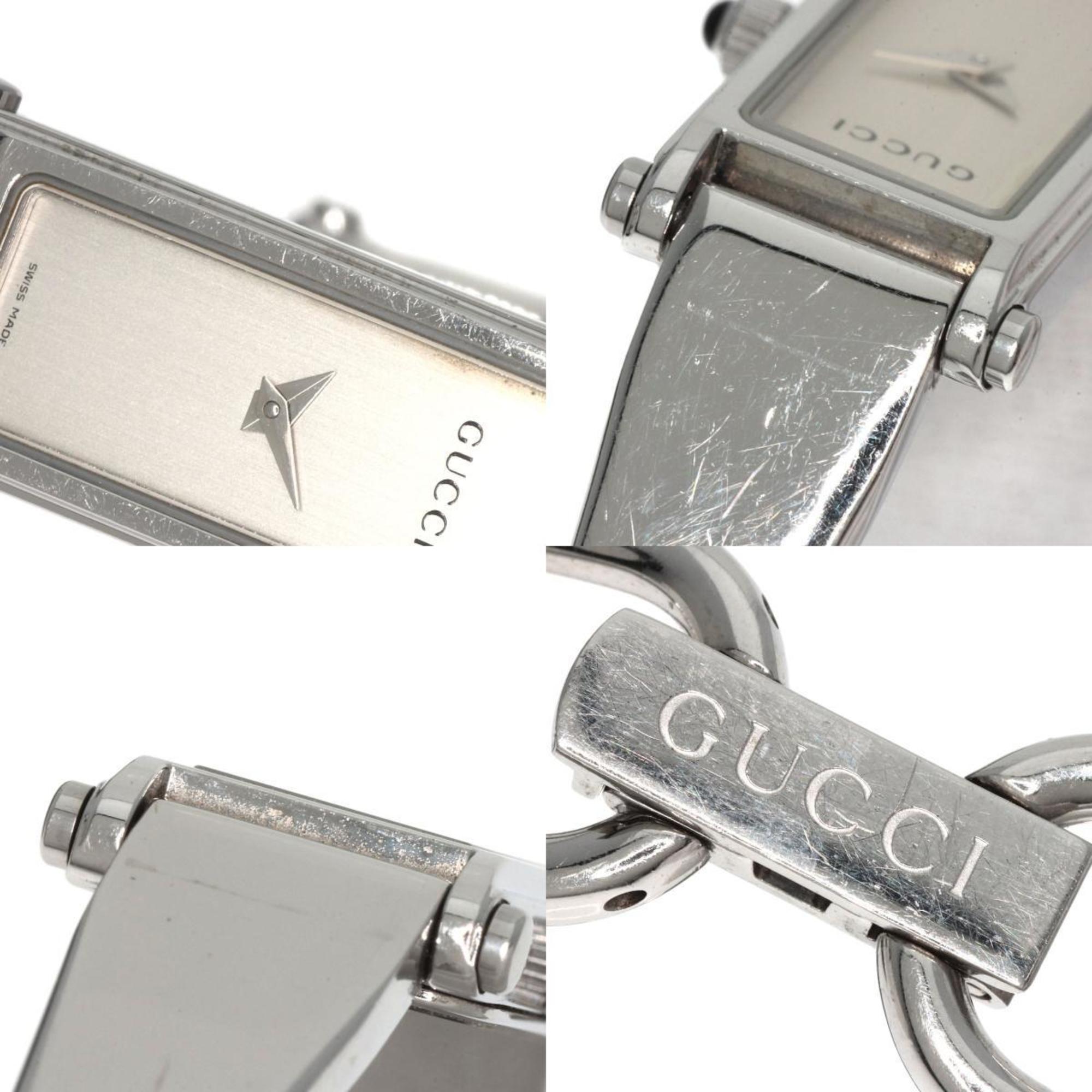 Gucci 1500L Square Face Watch Stainless Steel SS Ladies GUCCI