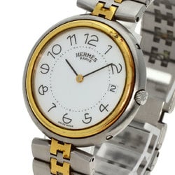 Hermes Profile Watch Stainless Steel SSxGP Men's HERMES