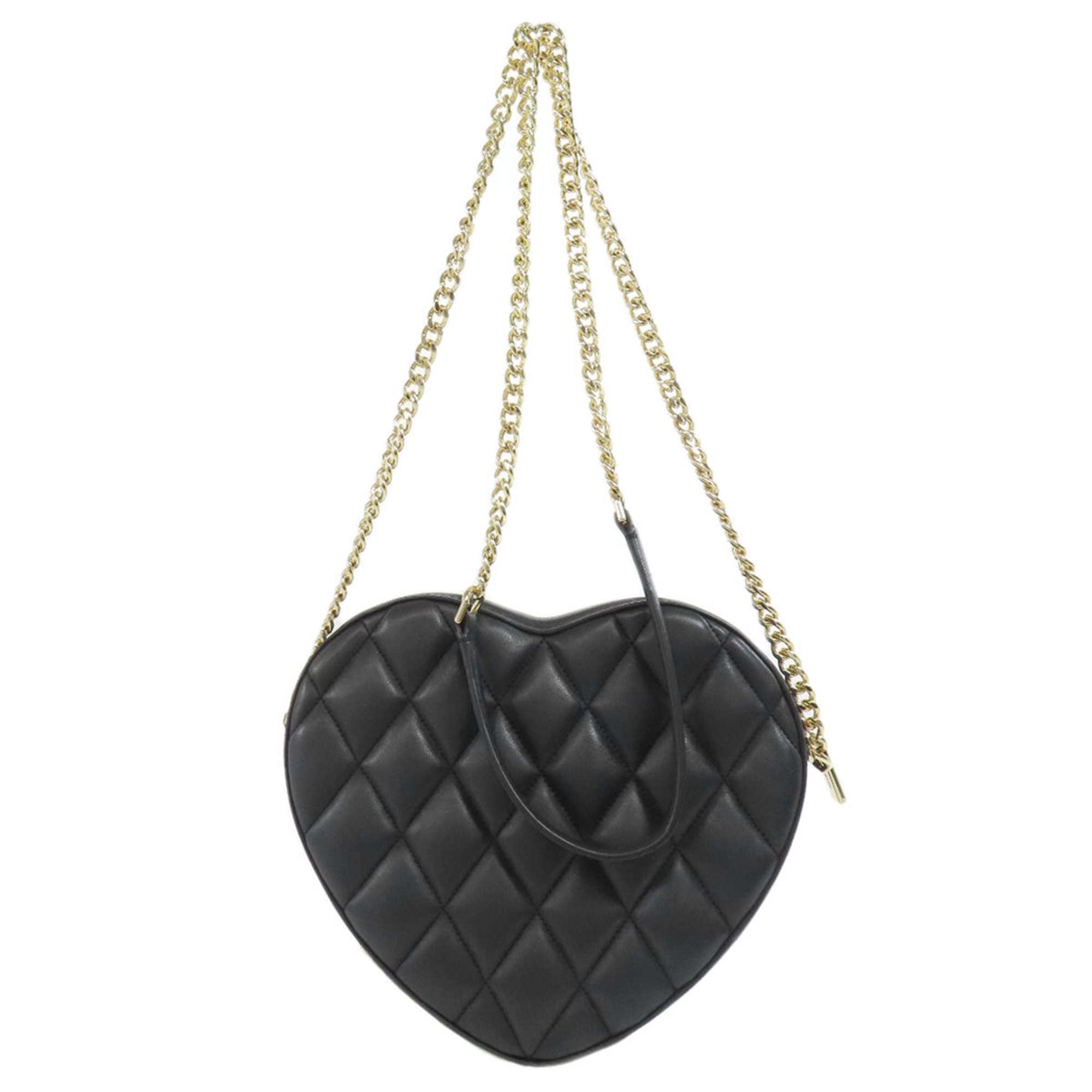 Kate Spade Heart Shaped Shoulder Bag Leather Women's