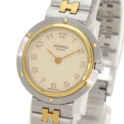 Hermes watch stainless steel SSxGP ladies HERMES