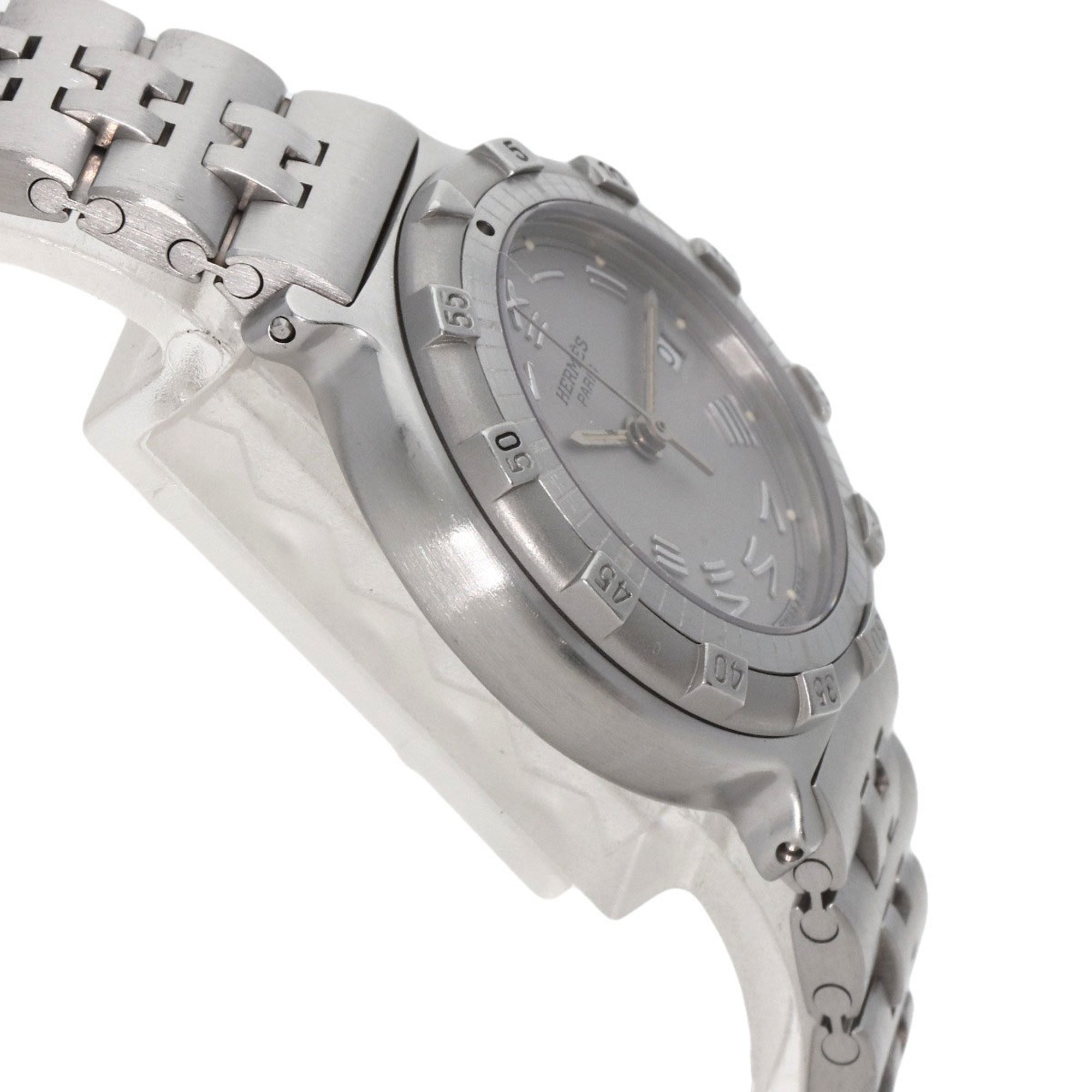 Hermes Captain Nemo Watch Stainless Steel SS Ladies HERMES